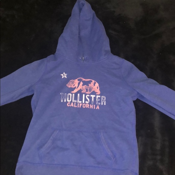 hollister purple hoodie